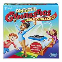 Hasbro Gaming Fantastic Gymnastics Vault Challenge Game Gymnast Toy for Girls and Boys Ages 8+