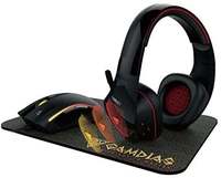Gamdias Artemis E1 3 in 1 Combo, Headset 40mm Driver Unit, Multi-Color Breathing Lighting and 3200 DPI Gaming Mouse