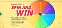 Amazon Spin and win Pongal Edition 