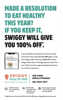 Swiggy 100% off first 1000 customere only. Specific locations Hurry only today