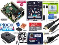 PiBOX India Easy cool Raspberry PI 4 4GB Mini Computer Combo - With Rs.500 coupon + Additional 1.1% off