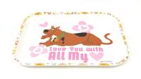Scooby Doo Rectangular Melamine Tray, Multicolour@85