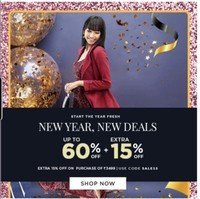 Lifestyle New Year New deals | Upto 75% off on clothing And Accessories + Extra 15% Off On A Purchase Of 3499