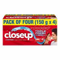 Closeup Everfresh+ Anti-Germ Gel Toothpaste Red Hot, 600 g for Rs.250
MRP 340

