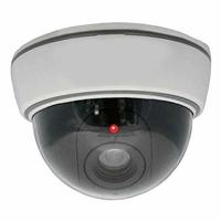 Dummy CCTV Dome Camera with Blinking red LED Light.