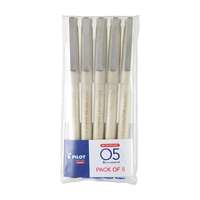 Pilot O5 Roller Ball Pen Pack of 5 ( 4 Blue , 1 Black) ( Rs.25 each)
