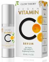 GLOW THEORY Premium Vitamin C Facial Serum for glowing skin - Anti Wrinkle & Anti Ageing with Skin Brightening Formula - 30 ML