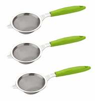 Nopex Tea and Coffee Strainer Filter with Stainless Steel Mesh (Pack of 3)