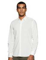 CottonWorld Men's Regular Fit Casual Shirt (L)