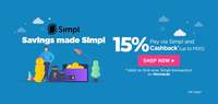 Get 15% Simpl Cashback upto 100₹ on the FIRST-EVER Simpl transaction on Netmeds.com