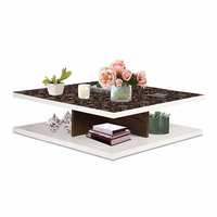 Aart Store Printed Ridell Coffee Table(Teak Finish)