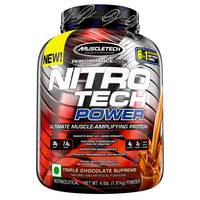 Muscletech Performance Series Nitrotech Power (Post-Workout, 60g Protein, 14.8g BCAAs, 8g Leucine, 6g Creatine 2.5 Betaine) - 4 lbs