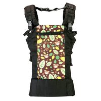 LuvLap Grand Baby Carrier  (Brown printed, Front carry facing out)