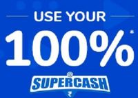 Last Day - Use 100% SuperCash upto 100 @ Health Stores (No minimum transaction required)