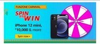 Amazon Spin and Win iPhone 12 mini, Rs. 10000 & More