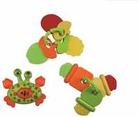 Luvlap Crab Horn and Fruit Teether Rattles