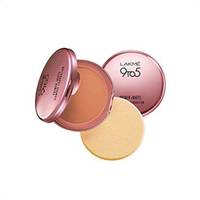 Lakme 9 to 5 Primer Plus Matte Powder Foundation Compact  (Natural Almond, 9 g)