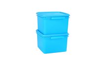 Signoraware Big Container Set, 1.85 litres, Set of 2, Turkish Blue 