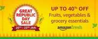 Amazon Fresh Upto 40% Off + ₹150 Cashback on ₹1200 + 10% Off on SBI Cards | 19-23 Jan
