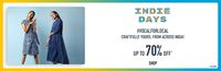 Ajio Indie Days (Vocal for Local) | Up To 70 Percent Off on clothing and Accessories