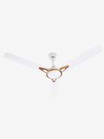 Usha Racer Chrome 1200 mm 3 Blades Ceiling Fan (Rich White Bronze)