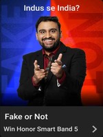 Flipkart fake or not S4 E38 "Indus se India?" win Honor Smart Band 1 winner, GVs and SCs