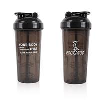 Cockatoo CS-01 Shaker Bottle, 700ml (Black)