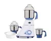 Preethi Blue Leaf Diamond Mixer Grinder, 750W, 3 Jars (Blue/ White)