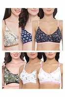 Clovia Womens Bra (Pack of 6) for Rs.589