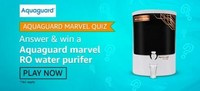 Amazon Aquaguard marvel Quiz answer and win a Aquaguard marvel ro water purifier (7 participants)