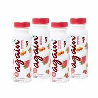 Again Milkshake - Strawberry, Chocolate, Jaggery (200 ml X 4)