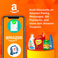 List of Amazon New User Coupon on Pantry, Recharge, Bill Payments