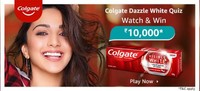 Amazon Colgate Dazzle White Quiz | Watch & Win ₹10,000
