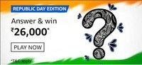 Amazon Funzone Republic Day Quiz Win ₹26000 (1 winner)