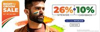 The Man company Republic Day Sale Flat 26% Off + 10% Extra Cashback