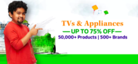 Appliances & Electronics Up to 75% Off + 10% Off On ICICI Bank Cards & EMI Transactions