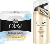 Olay Natural white day cream plus total effects 12g(2 Items in the set) 