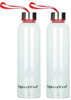 Signoraware Aqua Star (Combo Borosilicate Glass), 500ml+500ml, Set of 2, Clear