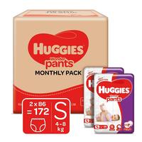  Huggies Wonder Pants, Monthly Box Pack Diapers, Small Size, 172 Count 