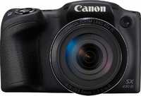 (Renewed) Canon SX430B PowerShot 20MP Digital SLR Camera (Black) with 45x Optical Zoom, 16GB Memory Card and Camera Case