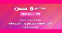 Amazon Quiz Answers for 28th January 2021 - Win Echo (4th Gen)