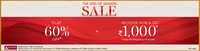 Marks & Spencers EOSS | Flat 60 % Off +Rs. 1000 off on Rs. 3000 for New user Additional 10% Cashback Via Axis Bank Cards