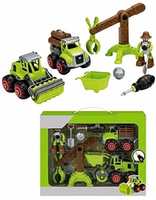 TEMSON DIY Assemble Dissemble Dissembling Farm Truck Toy Set for Kids