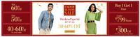 Last Day - Myntra Weekend Special Sale  - Buy 1 Get 1 + 30-60% Off + 300 Off For New User