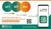 Use IDBI Bank Go Mobile+ app for UPI transactions and get rewarded