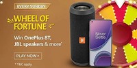 Amazon Wheel Of Fortune Win OnePlus 8T, JBL Speakers & More