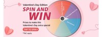 Amazon Spin & Win Valentine Day Edition