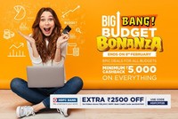 PepperFry Big Bang Budget Bonanza Sale- Upto 5000 cashback + 2500 Off With HDFC