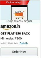 Get Flat 50 Back On 500 Shopping Via Amazon Pay UPI |User Specific|