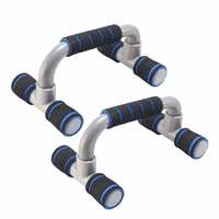 Strauss Moto Push Up Bar, Pair (Black/Blue)